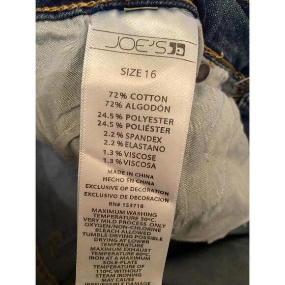 Kids/Teens Joes Jeans Straight Leg. Sz. 16 - Picture 4 of 4